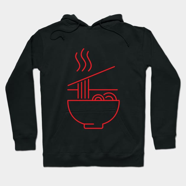 hot ramen bowl Hoodie by SYAO